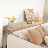 HAOYYE Pinewood Entryway Table with Natural Wood Finish, Narrow Console Table for Living Room and Hallway, Stylish Sofa Table for Home Decor and Organization, Durable and Space-Saving Design